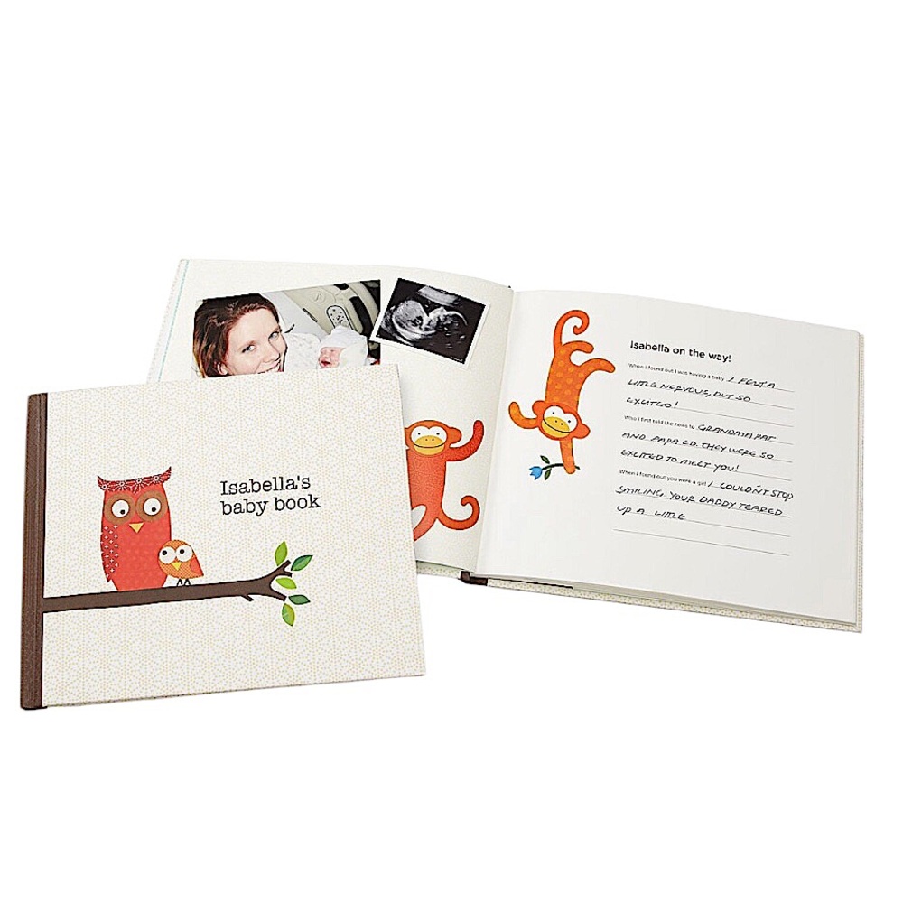 LORENA SIMINOVICH Petit Collage Patchwork Sticker 1st Year Baby Diary Book Album